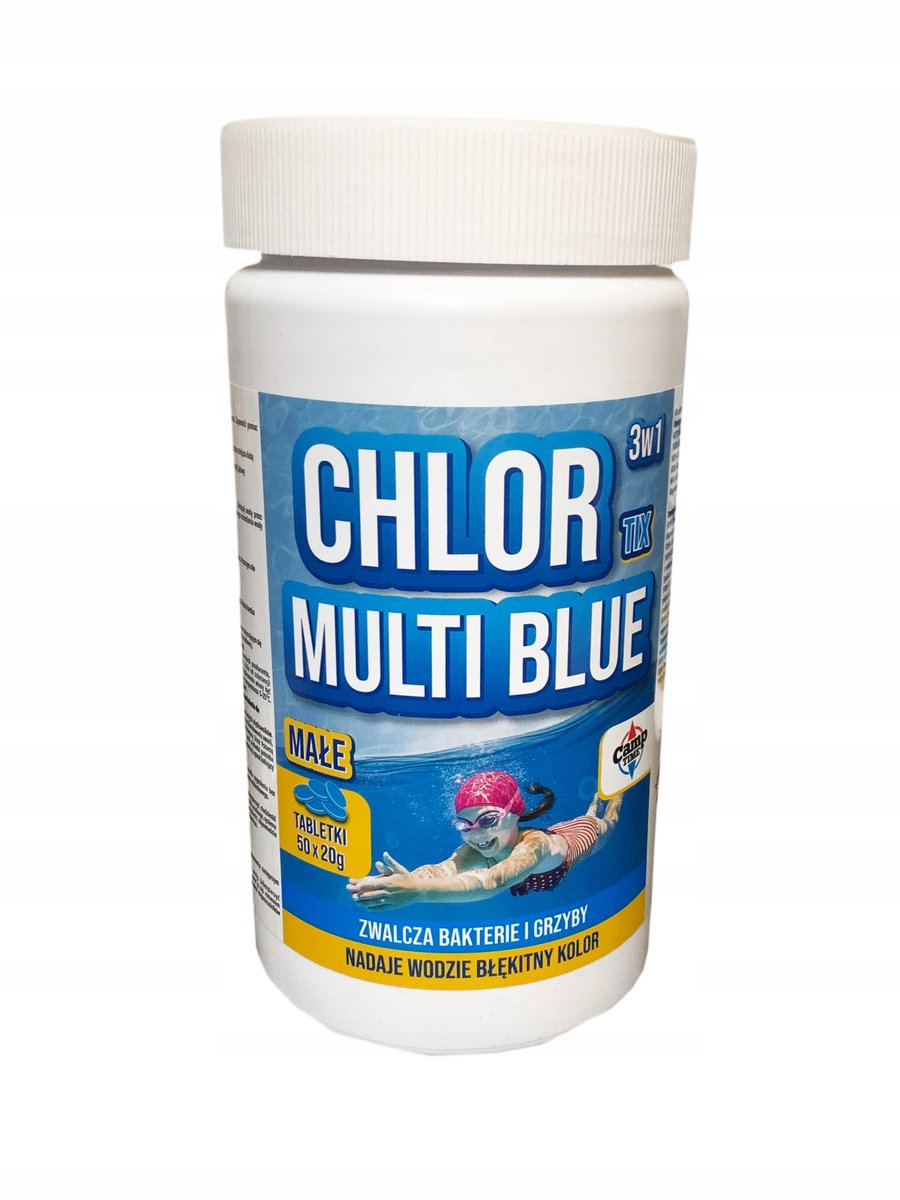 Chlortix Multi Blue Tabletki Małe Do Basenu 1Kg