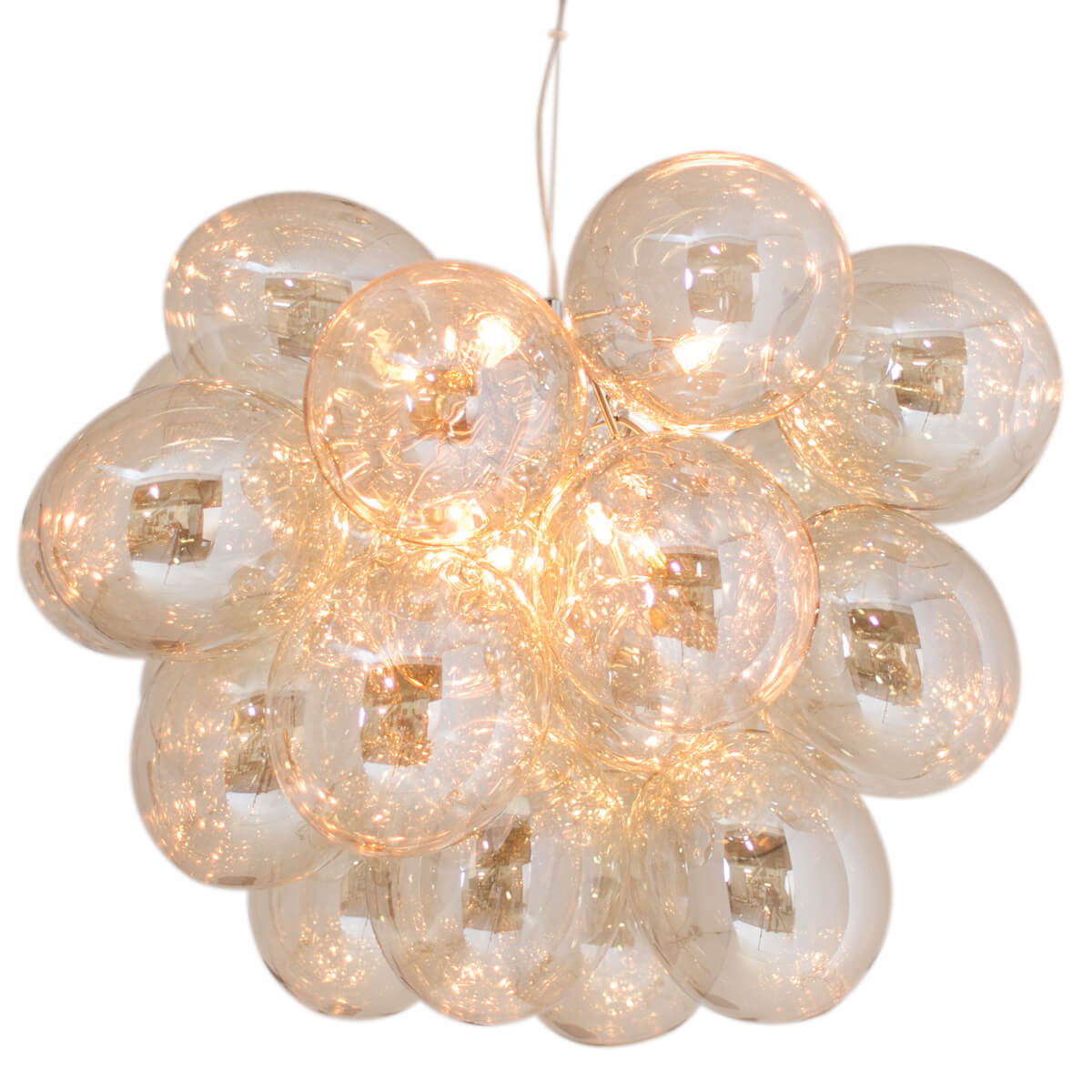 By Rydéns By Rydéns Gross Grande lampa wisząca, bursztyn