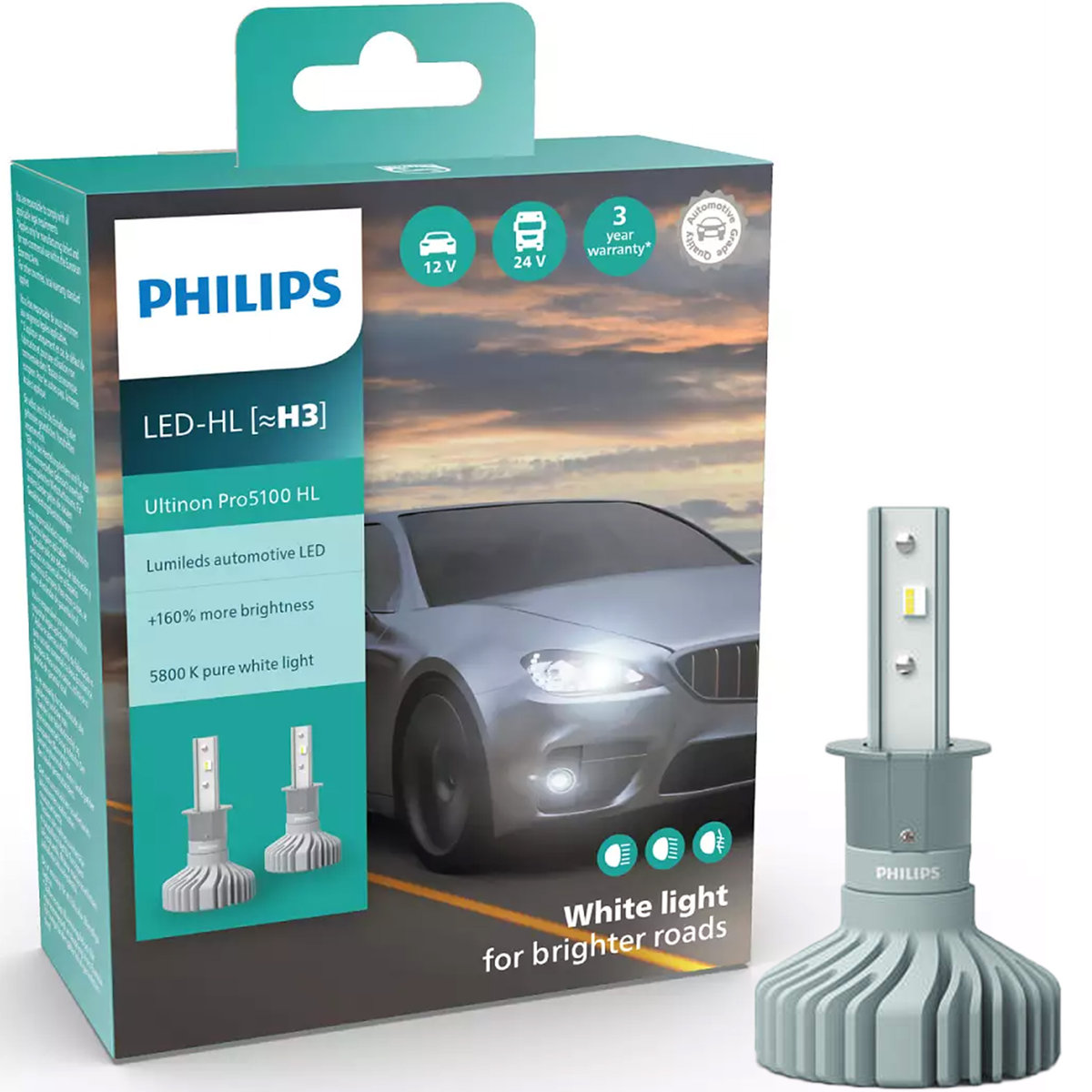 Philips LED Ultinon Pro5100 Żarówki samochodowe