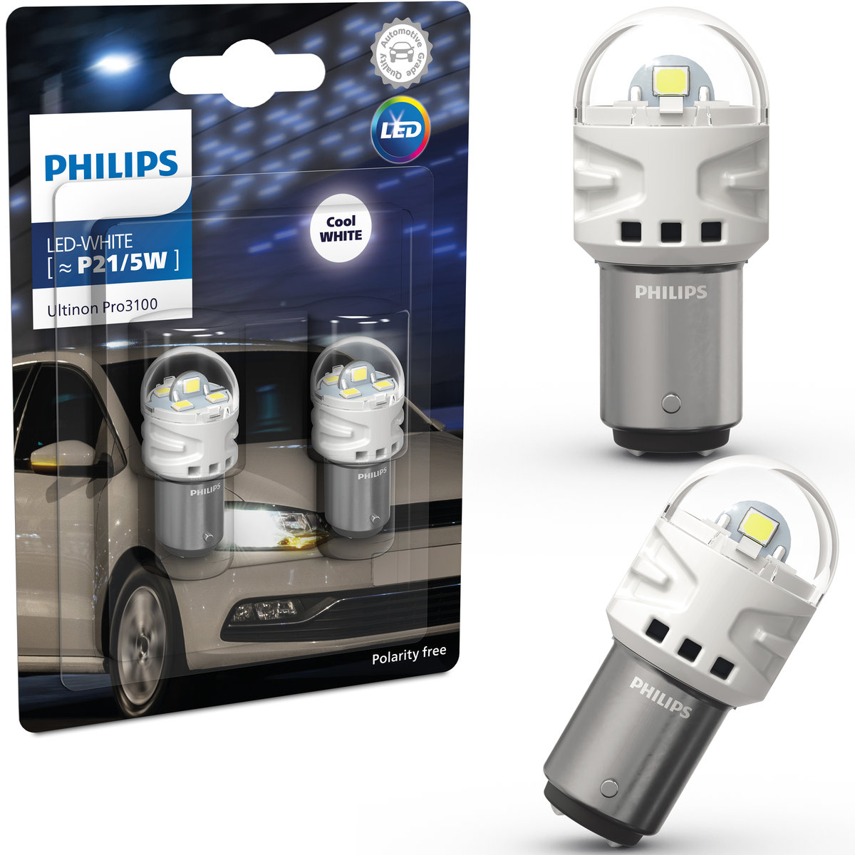 Philips Żarówki  LED Ultinion Pro3100 P21/5W Red RU31 2szt