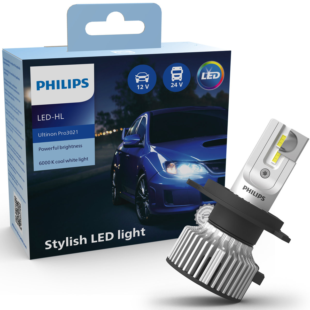 Philips żarówki LED H4 Ultinon PRO3021