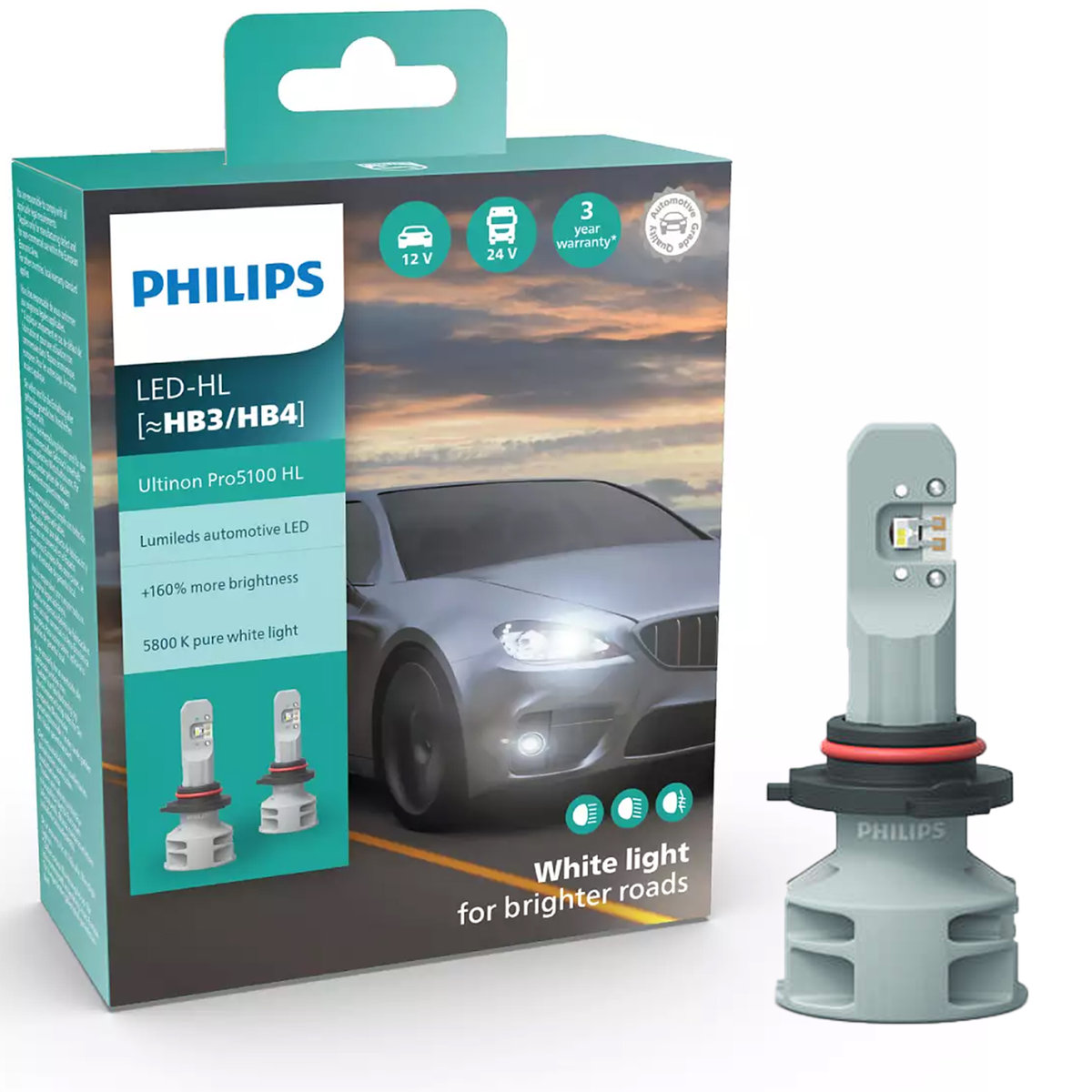 Philips Ultinon Pro5100 Żarówka samochodowa [~HB3/HB4]