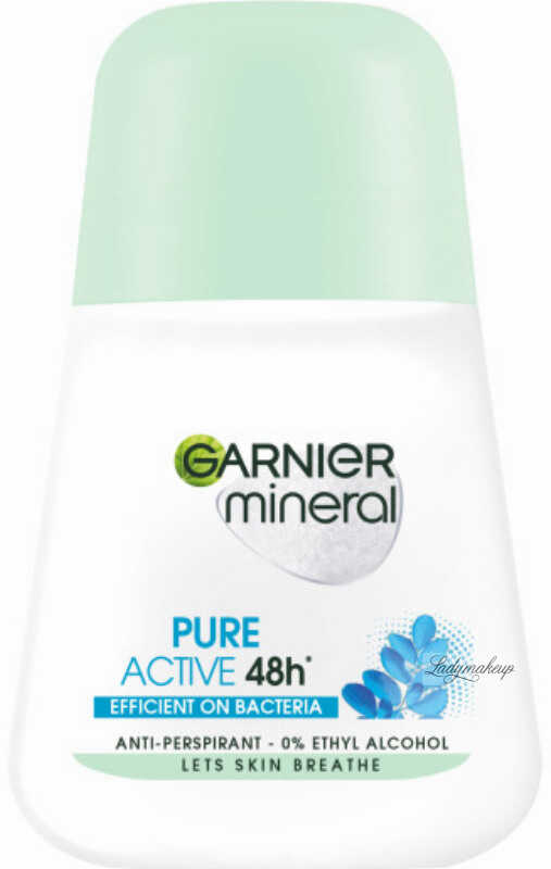 GARNIER - Mineral - Pure Active 48h Anti-Perspirant - Antybakteryjny antyperspirant w kulce dla kobiet - 50 ml