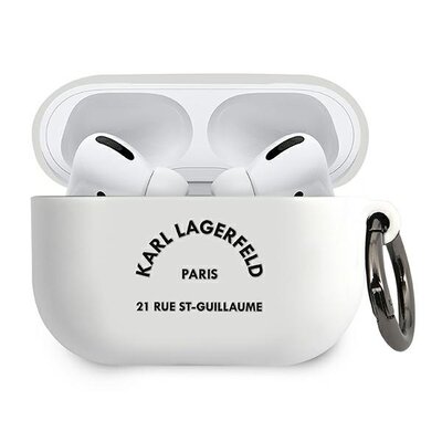 Apple Karl Lagerfeld ETUI KARL LAGERFELD SILICONE COVER WHITE DO - AIRPODS PRO KF000553