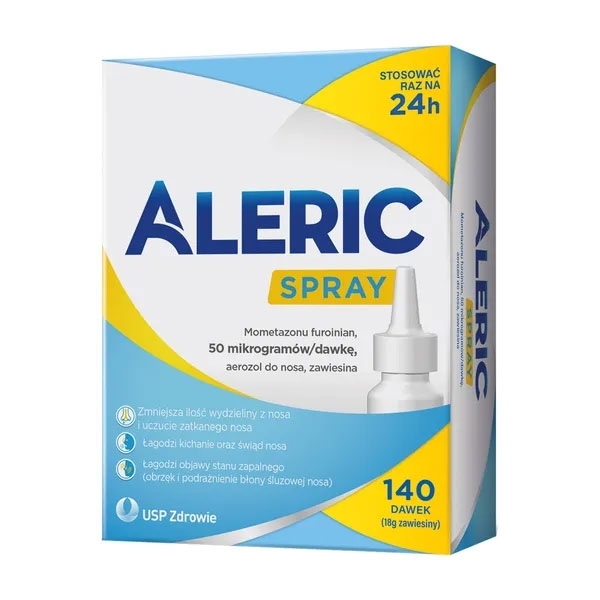 Aleric Spray 50µg/dawkę aerozol do nosa x140 dawek