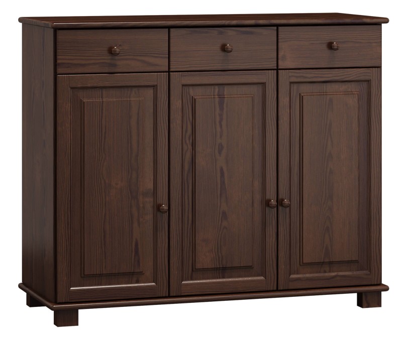 Komoda drewniana sosnowa nr41 g42 orzech