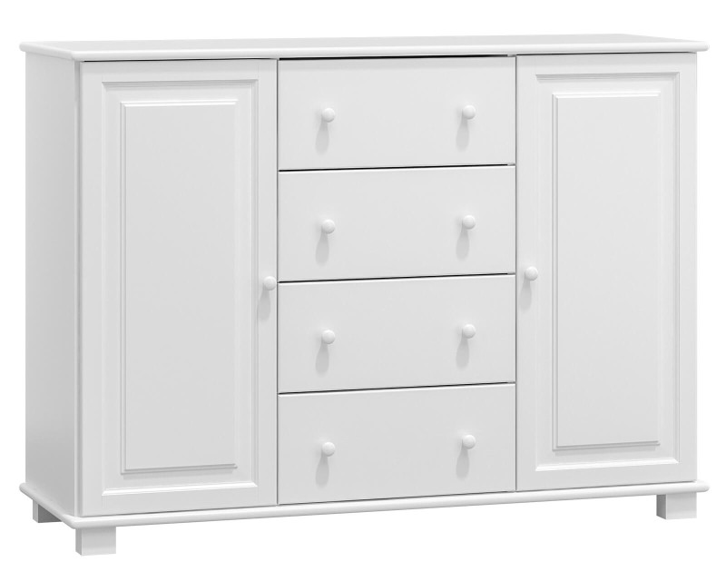 Komoda drewniana sosnowa nr42 g42 biała
