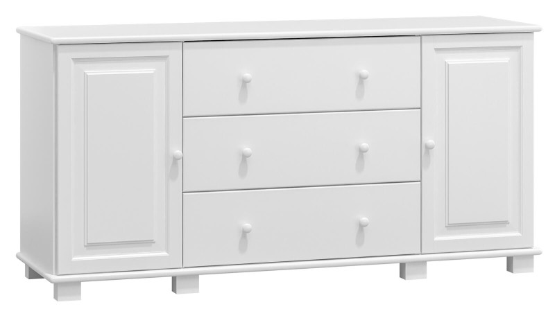 Komoda drewniana sosnowa nr45 g42 biała