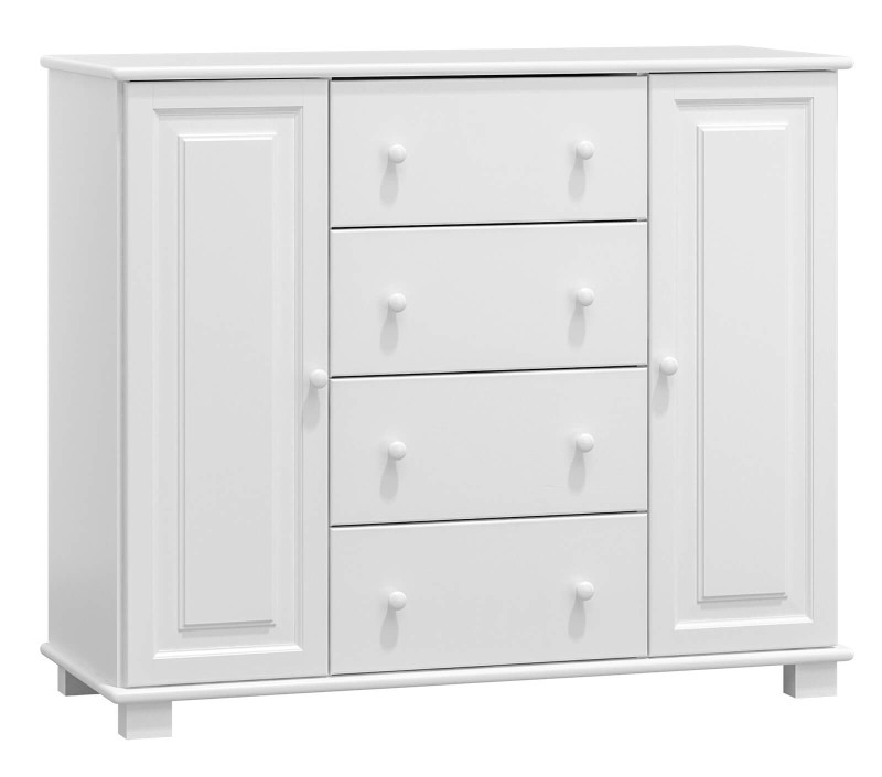 Komoda drewniana sosnowa nr40 g42 biała