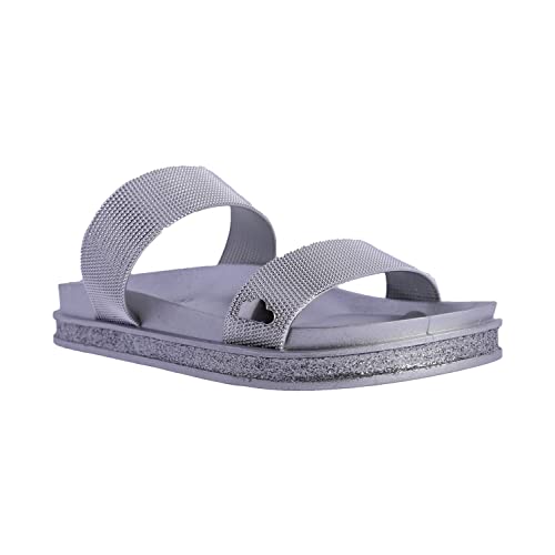 DON ALGODON - Damskie japonki - sandały damskie - trampki damskie - buty damskie - oferty - tylko damskie - Korfu, Srebrny, 36 EU