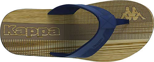 Kappa Męskie klapki Nemilio Flipflop, brązowo-niebieskie, 46 UE