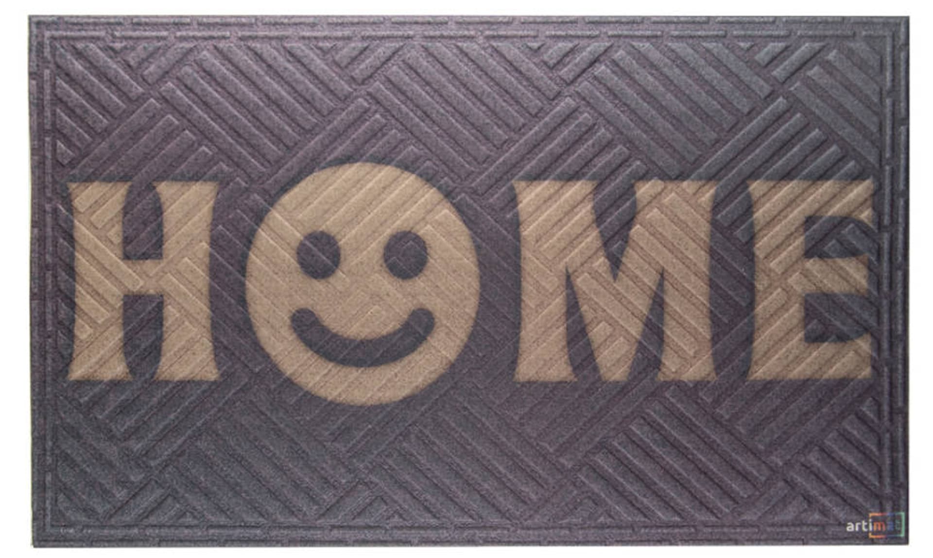 Wycieraczka materiałowa, napis Home