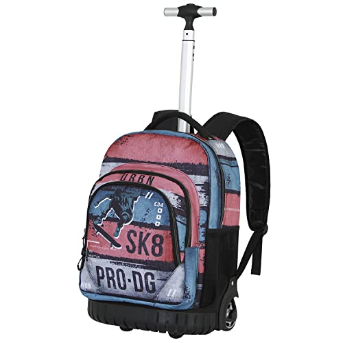 PRODG Urbansk8-FAN GTS plecak na kółkach, szary, szary, Jeden rozmiar, FAN GTS plecak na kółkach Urbansk8
