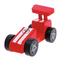 Zabawka drewniana Racing Car Red Trefl