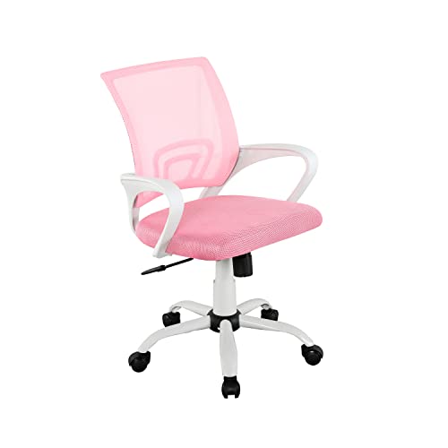 La Silla Española Ribadeo Krzesło Studio, Biały i Różowy, Standardowy