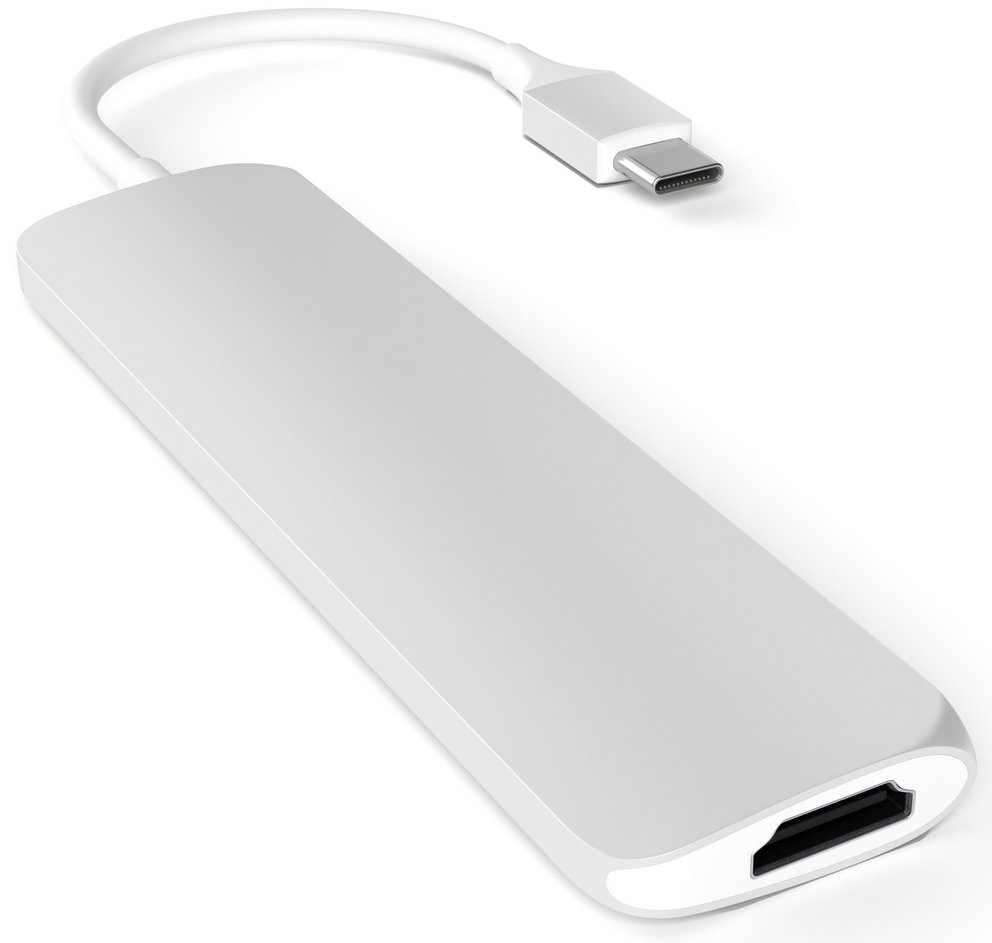 Satechi Satechi Multiport HDMI USB-C Hub HDMI/USB 3.0/USB-C Power Delivery Silver ST-CMAS