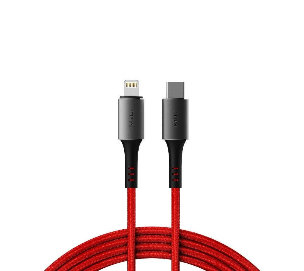 Kabel MiLi Braided Usb-c Lightning Mfi