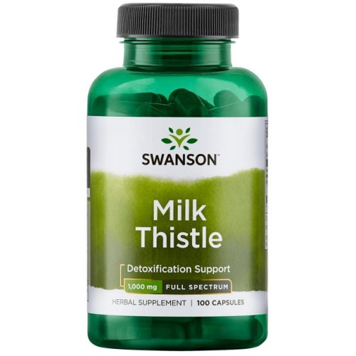 SWANSON Ostropest Plamisty (Full Spectrum Milk Thistle) 500 mg 100 kapsułek