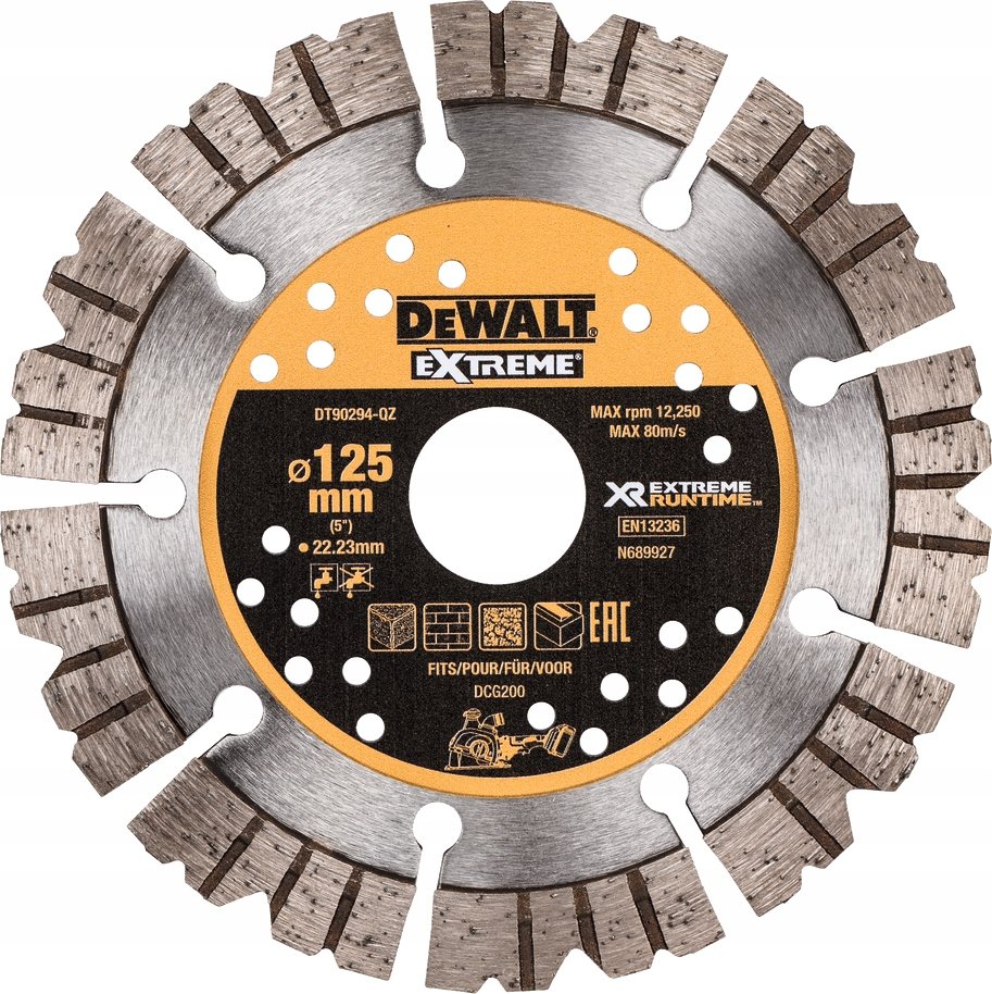 Dewalt Dt90294 Tarcza Diamentowa Do Betonu 125Mm
