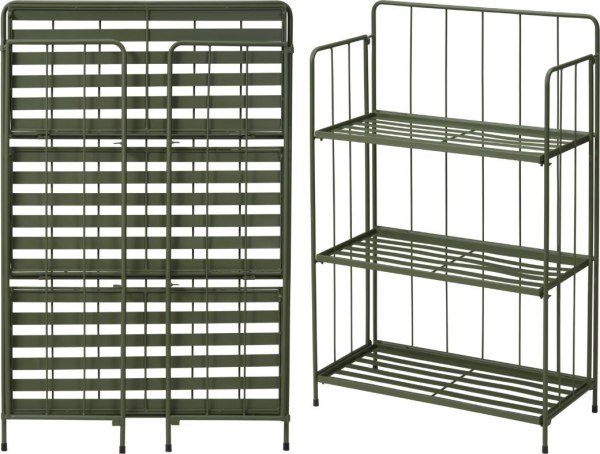 Regał metalowy na kwiaty rośliny zioła 3-poziomowy kwietnik 90cm