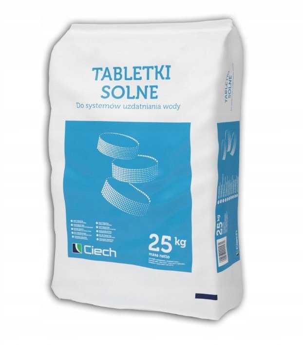 BARBÓRKA Sól do zmiękczacza wody TABLETKOWA 25 kg BARBÓRKA