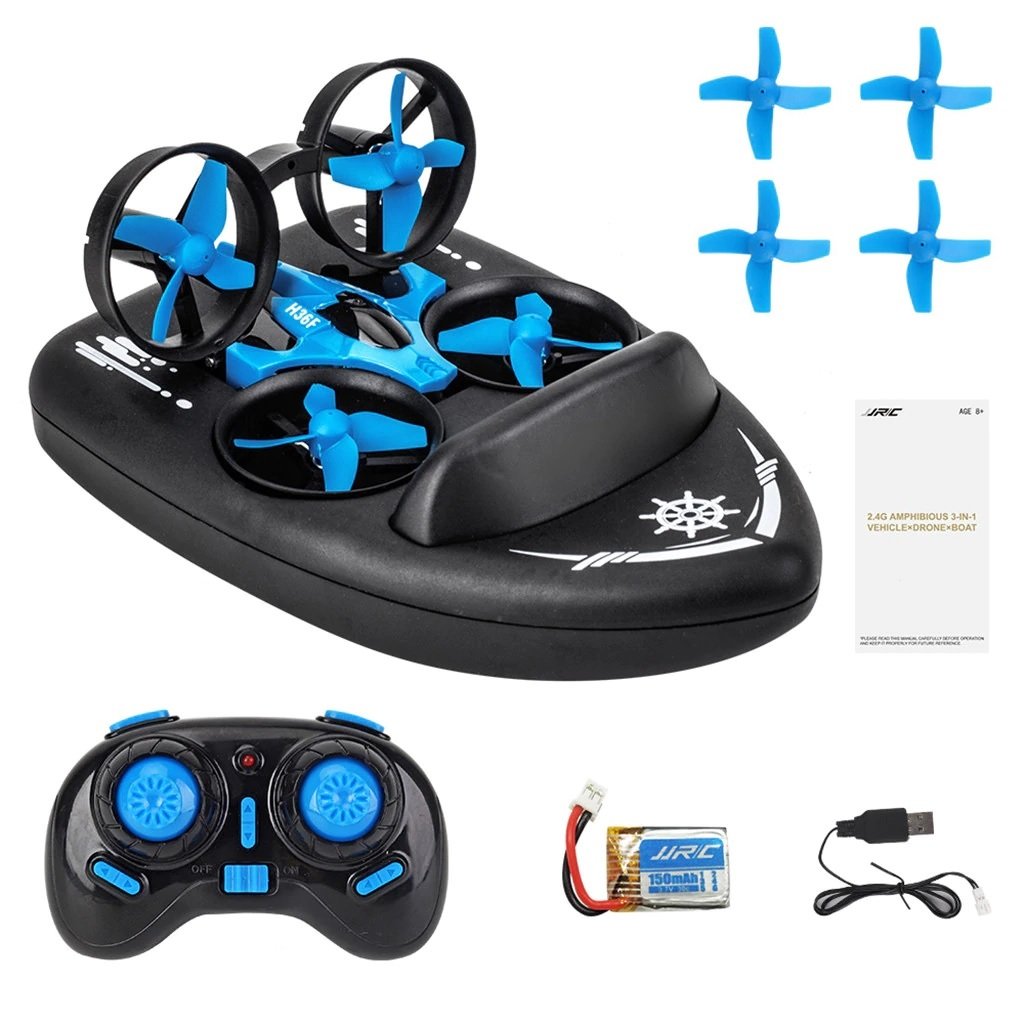 Jjrc H36F Mini Dron 3W1 Łódka Quadrocopter Zdalnie Sterowany