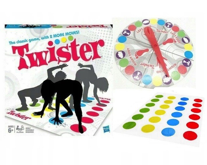 Twister Zabawa Towarzyska, Rodzinna Gra Twister