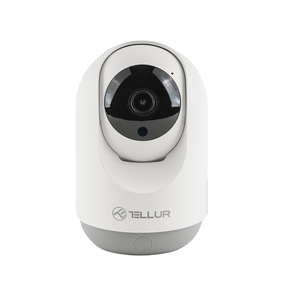 Tellur Smart WiFi Indoor Camera, 3MP, UltraHD, Autotracking, PTZ, White