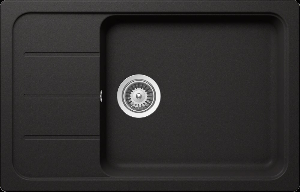 Zlew SCHOCK FORMHAUS D-100LS nero (Cristalite+)