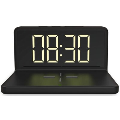 Platinet LED Budzik z bezprzewodową ładowarką LED/10W/230V