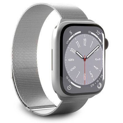 Puro Milanese Magnetic Band - Pasek ze stali nierdzewnej do Apple Watch 38/40/41 mm (srebrny)