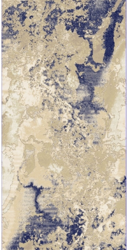 Dywan Dywilan STYLISH 16/G8780 KREMOWO-NIEBIESKI