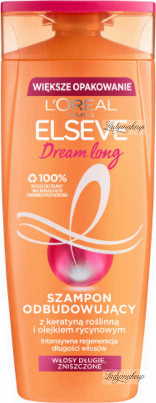 Фото - Шампунь Elseve L''Oréal -  Dream Long Shampoo - Odbudowujący szampon do włosów - 50 