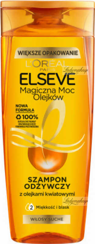 L''Oréal - ELSEVE - Magiczna Moc Olejków - Mocno odżywczy szampon do włosów suchych i matowych - 500 ml