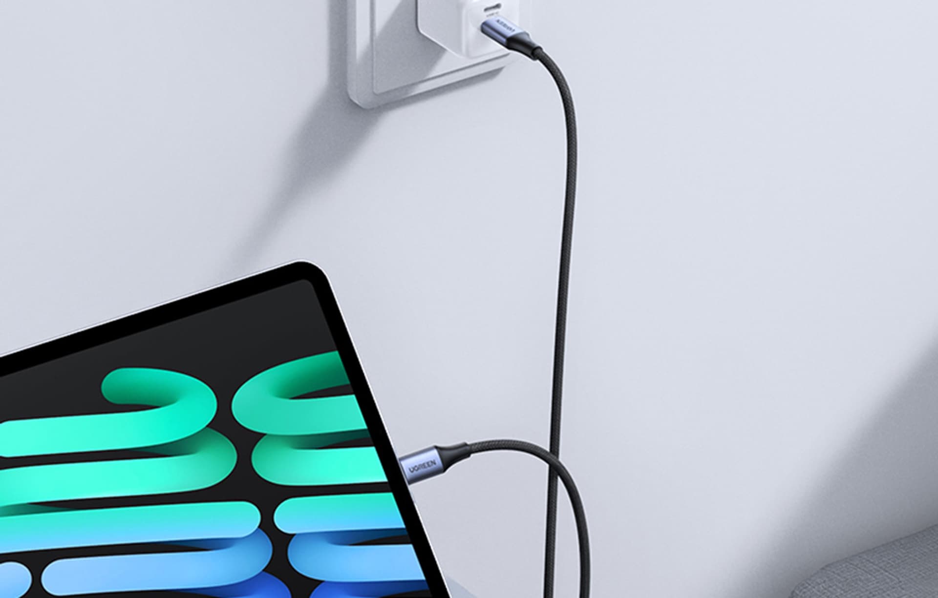 Kabel USB-C do USB-C UGREEN 15311, 1m (szary)