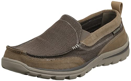 Skechers Męskie buty Superior Milford Low-Top, brązowy - Braun Ltbr - 46 EU