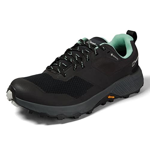 Berghaus Damskie buty trekkingowe Trailway Active Gore-tex, Czerń zieleń, 38.5 EU