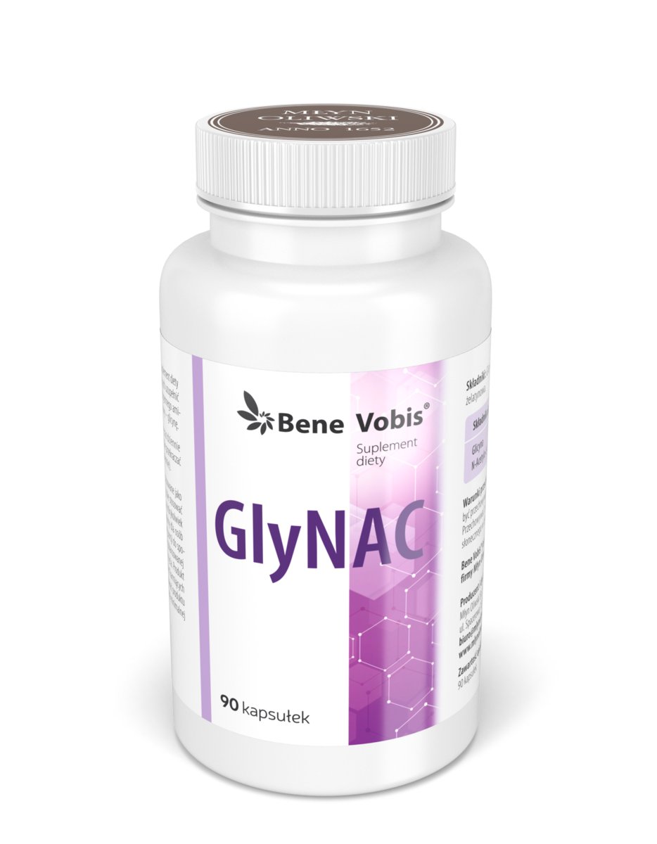 Bene Vobis, GlyNAC / NAC + Glicyna - 90 kapsułek