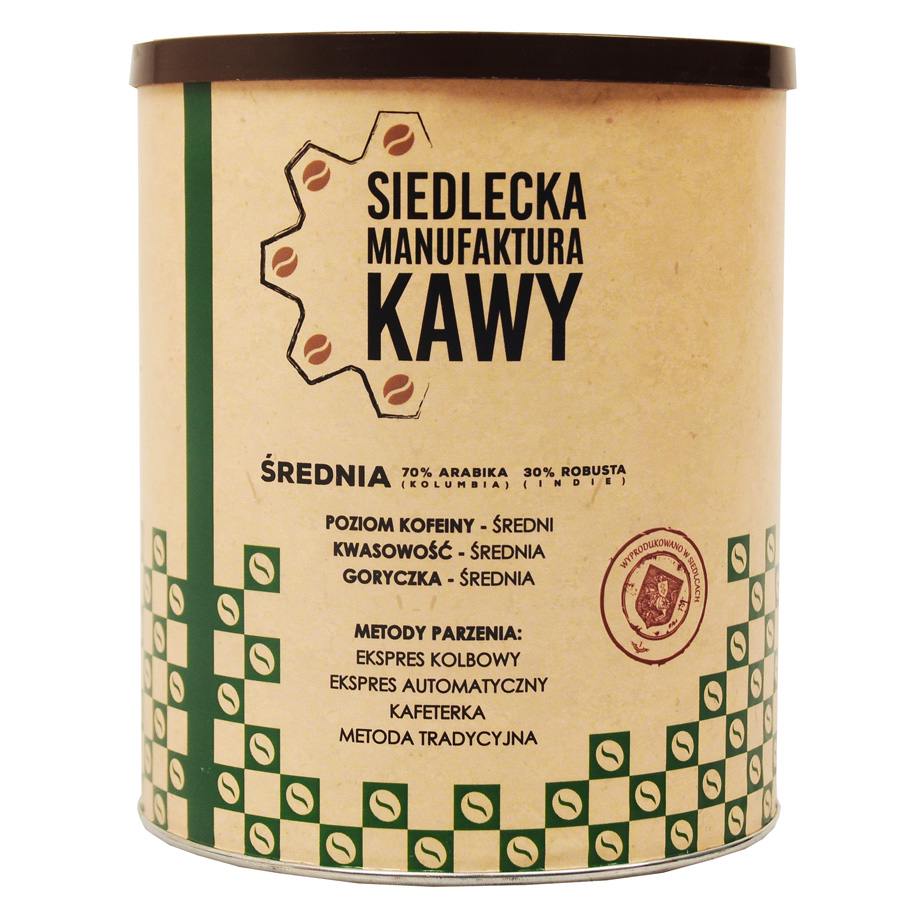 Siedlecka Manufaktura Kawy  - Kawa mielona średnia