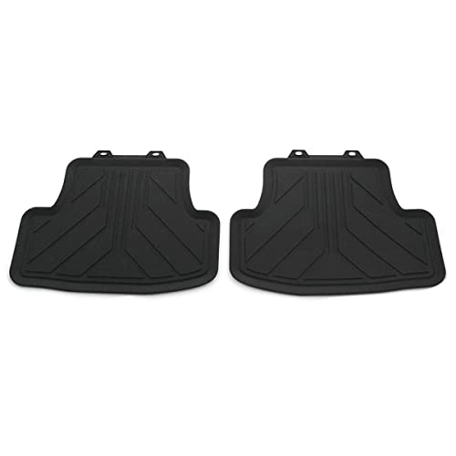 Volkswagen 2GC06151282V dywaniki gumowe premium na każdą pogodę, 2 x dywaniki gumowe z tyłu, czarne, tylko do Cabrio