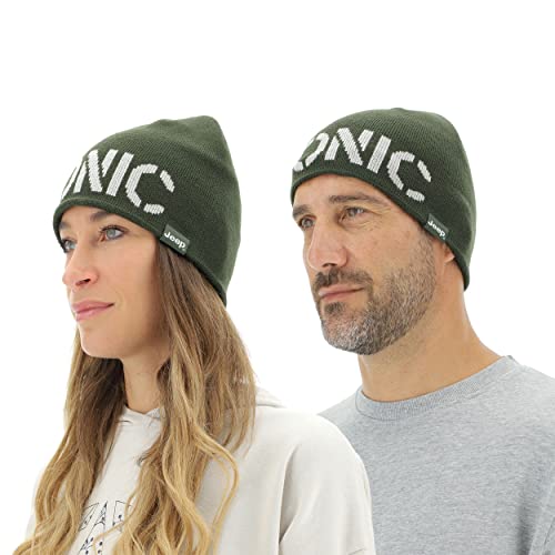 Jeep O102598-E844 J Czapka z dzianiny Iconic J22W Unisex Nordic Green/Light G XL