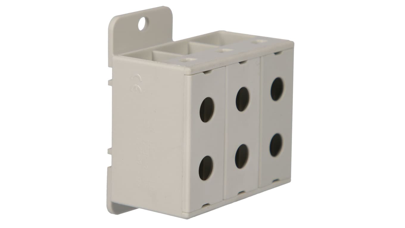 Złączka szynowa 3-torowa 35mm2 szara ZGX-3x35 szara ENE-00168