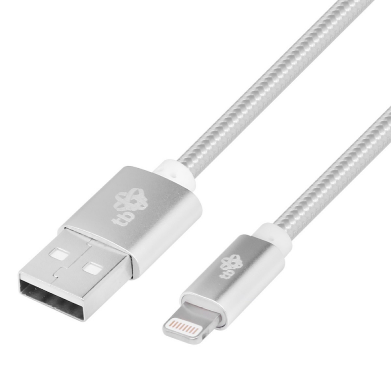 TB Kabel Lightning-USB 1.5m srebrny MFi (AKTBXKUAMFIW15S)