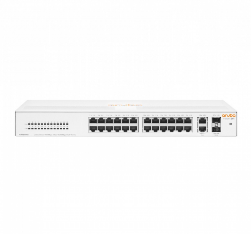 HEWLETT PACKARD ENTERPRISE ARUBA Instant On 1430 26x1GbE 2SFP R8R50A R8R50A 28x 10/100/1000