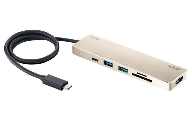 ATEN UH3239-AT Złoty USB Typ C