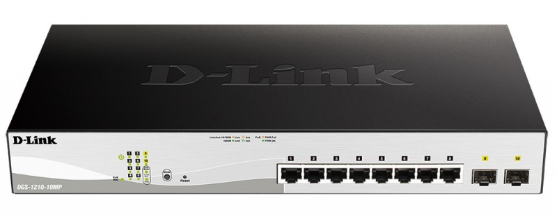 DGS-1210-10MP 8GE PoE 2SFP