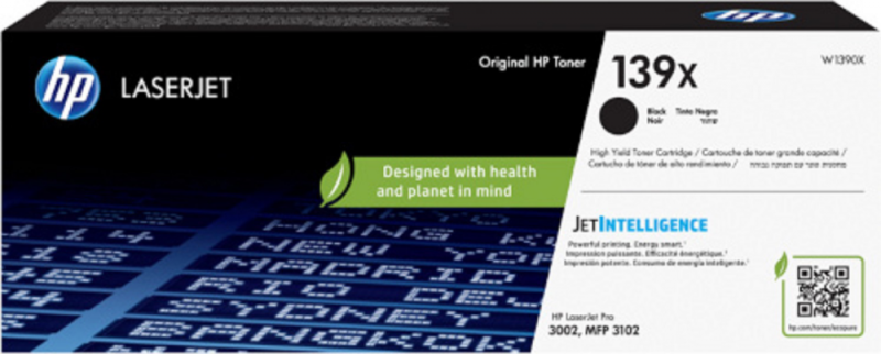 HP Toner/139X High Yield LaserJet BK