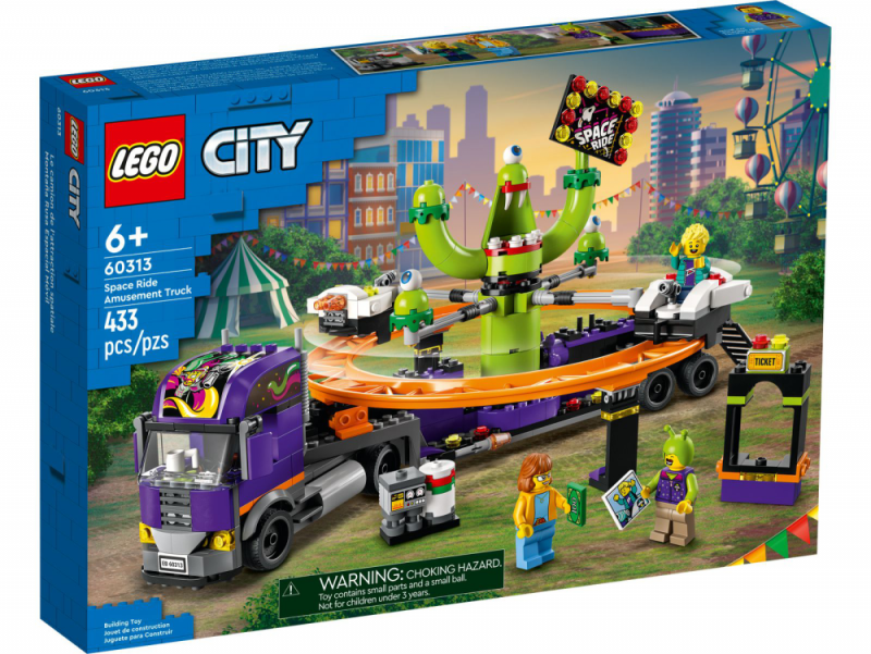 LEGO City Ciężarówka Z Kosmiczną Karuzelą 60313