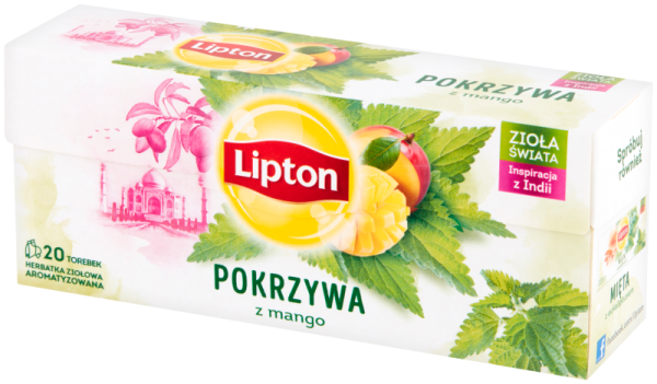 Lipton LIPTON_Herbata ziołowaPokrzywa z Miętą 20 torebek 26g 8717163856741