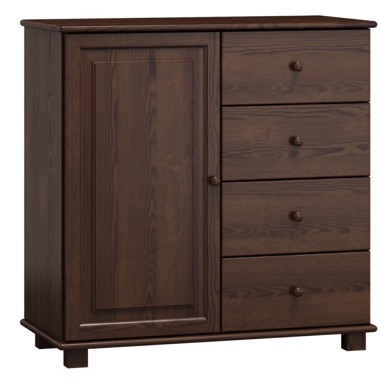 Komoda drewniana sosnowa nr48 g47 orzech